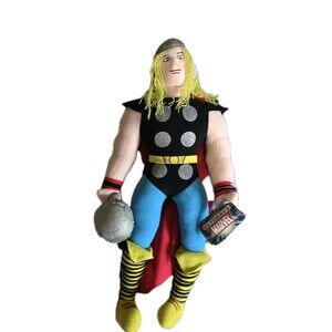 Vintage 2002 Thor Ultimate Marvel 16 in Plush New With Tags